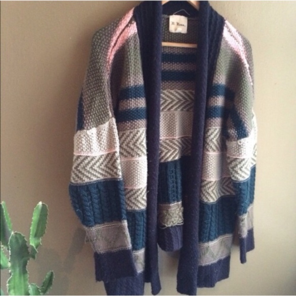 Anthropologie Striped Knit Sweater